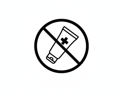 ❌ Antifungal Creams & Medicated Soaps