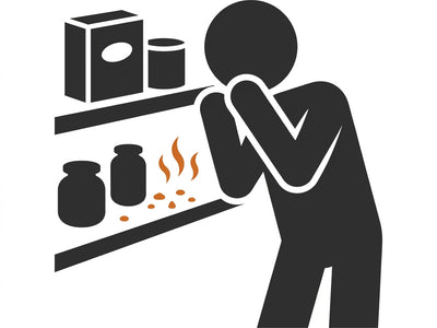 Seeing Black Droppings Near Your Food