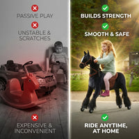 Mechanical riding horse Ponnie Ebony M