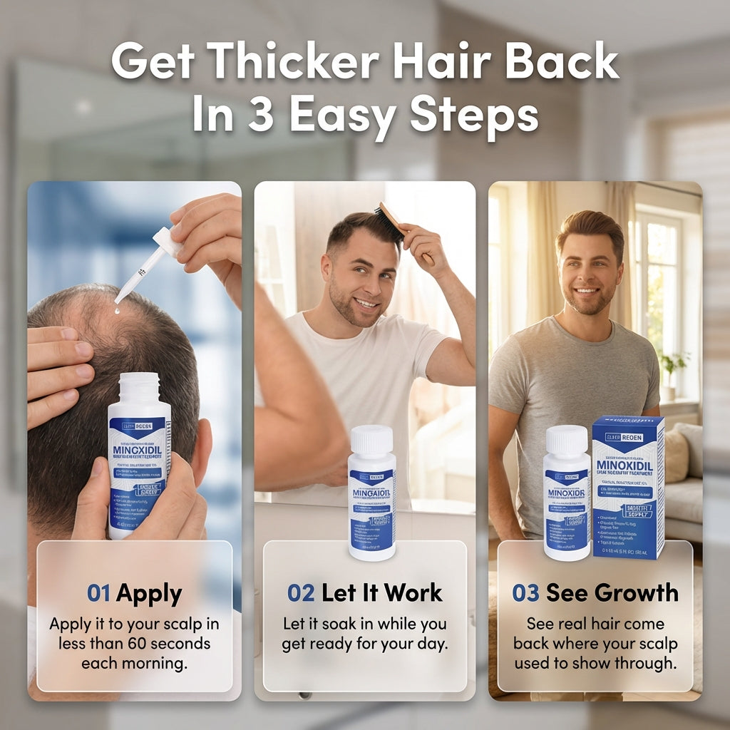Hair-Regen: 5% Minoxidil Hair Regrowth Treatment for Men