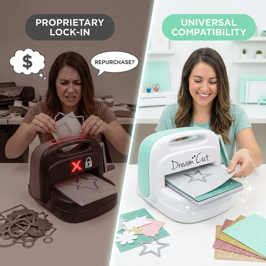 Itsy Bitsy Dream Cut Machine One Piece | 14.8cm Edge-to-Edge Cutting | Cardmaking, Scrapbooking, Home Decor, DIY Crafts